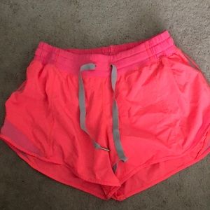 Lily lemon pink running shorts